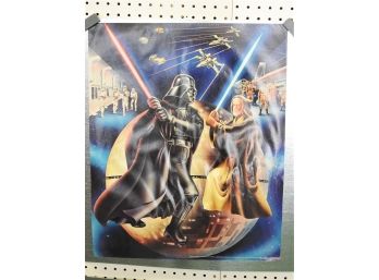 1978 Star Wars Cascade Movie Poster 18 X 24   Lot  1