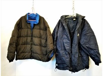 Two Men's Winter Jackets Old Navy And State Property Size 2xL