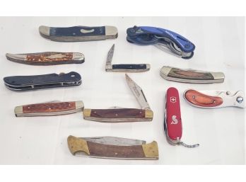 Vintage Pocket Knives - Victorinox, Duluth, Craftsman, Imperial, Frost, Gerber And More