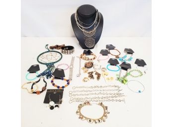 Ladies Costume Jewelry - Many New Items, Bracelets, Necklaces, Pins, Anklets And More