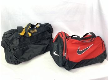 Two Unisex Gym Bags