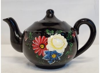 Vintage Hand Painted Pottery Teapot