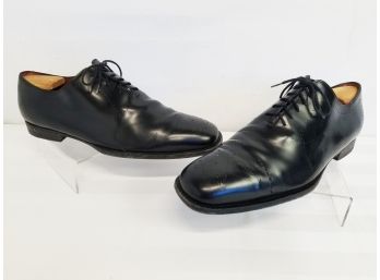 Men's Gucci Leather Lace-up Oxford Shoes Size 10 - Made In Italy