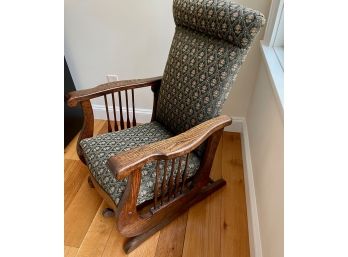 Oak Victorian Platform Rocking Chair