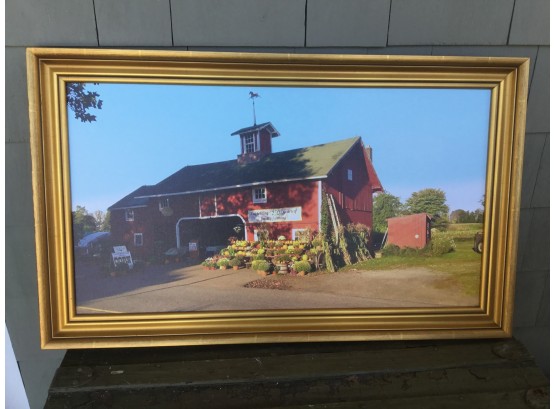 Bethany Art!  Framed Picture Of The Old Clovernook Barn - Greenwich Workshop