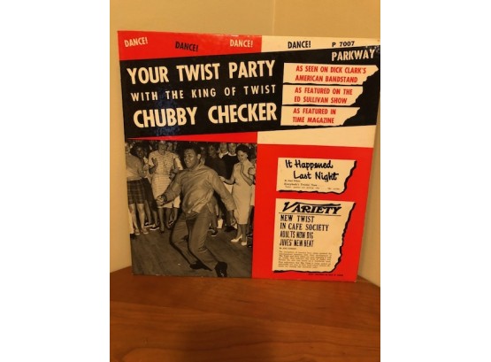 Chubby Checkers 'Your Twist Party' And Other 33 1/3 Vinyl Records