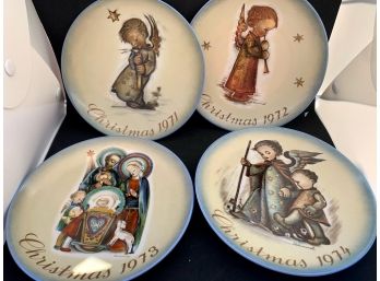 Hummel Christmas Plates Collection