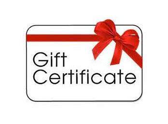 Gift Certificates - Bethany Restaurants Lot