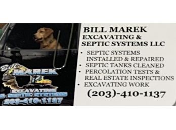 Gift Certificate - Bill Marek - Septic Tank Cleaning -  Pump And Dump