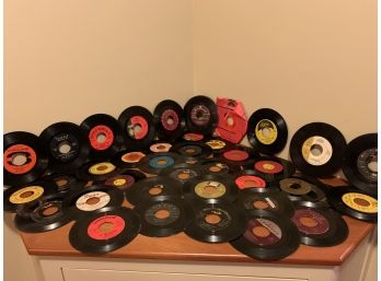 Lot Of 45 RPM Vinyl Records