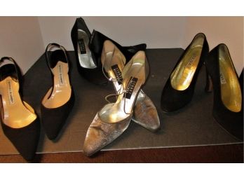 4 Pairs Of Women's Dress Shoes