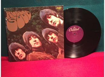 The Beatles. Rubber Soul On Capitol Records. Vinyl Is Near Mint. Jacket Is Very Good.