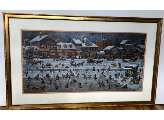 Charles Wysocki 'Bostonians And Beans' - Limited Edition Signed And Framed Lithograph