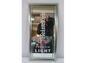 Authentic Heineken Light Bar  Mirror