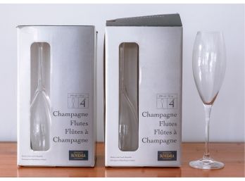 (8) Bohemian Champagne Flutes