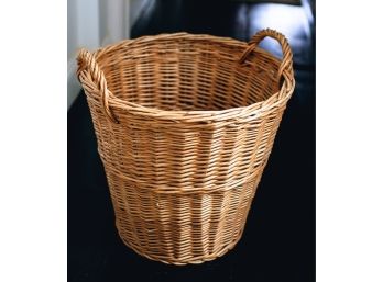 Useful (2) Handled Wicker Basket