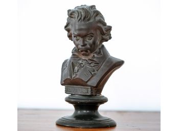 Ceramic Bust Of Beethoven By R. Ullbrecht.  1862