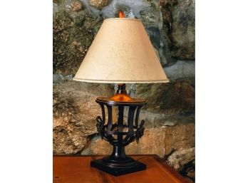 Contemporary Figural Urn From Table Lamp