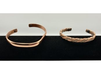 2 Copper Bracelets ~ Sergio Lub ~