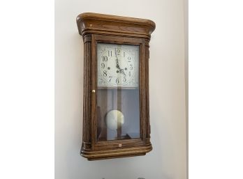 Hanging Wall Clock Howard Miller 113x6x24 Client Says Just Battery Needed