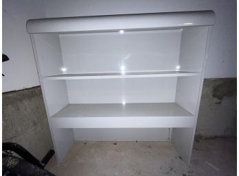 White 2 Shelves Formica In Garage 47x13x48