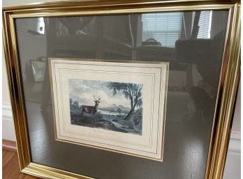 Buck Frame 'The Chieftain In Danger' 16.5x14.25