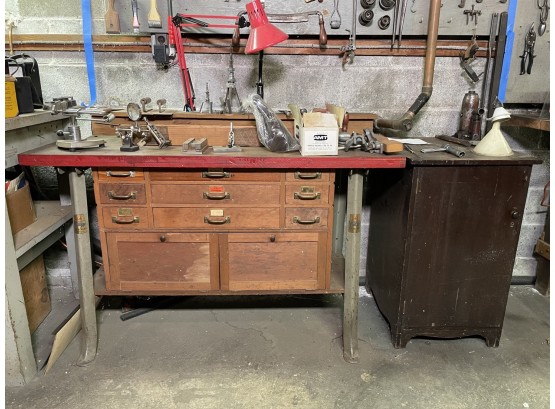 A Vintage Workbench, Tools, And Basement Bonanza!