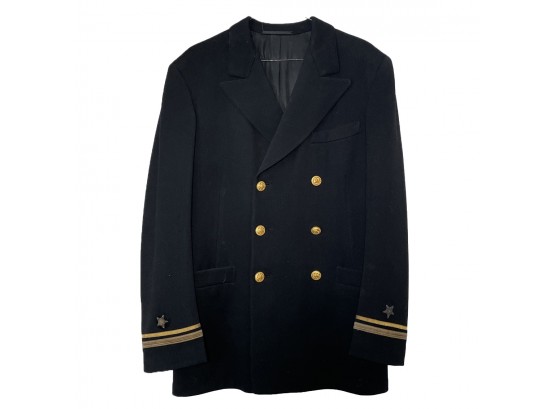 A Vintage Navy Wool Jacket