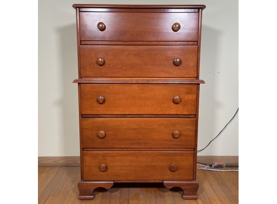 A Vintage New Hampshire Maple Chest Of Drawers