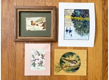 A Series Of Prints And Watercolors By Elaine Johnson And Friends