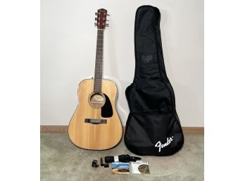 A Fender Acoustic Guitar