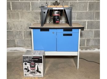 A Craftsman Router, Table, And Accessories