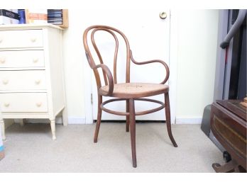 Vintage Bentwood Chair With Caning
