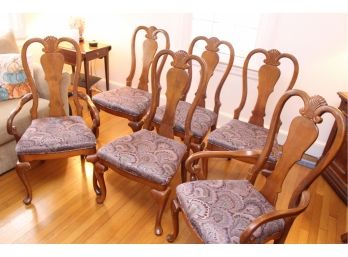 Six Beautiful Beautiful Universal Furniture LTD. Vintage Dining Chairs