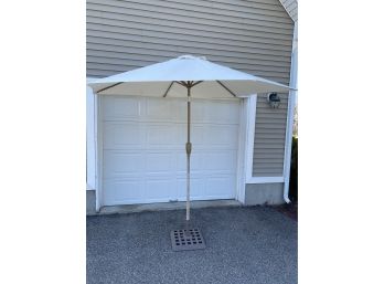 Cream Color Patio Table Umbrella - Stand NOT Included