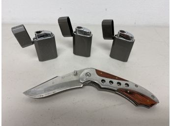 Lighters And Pocket Knife