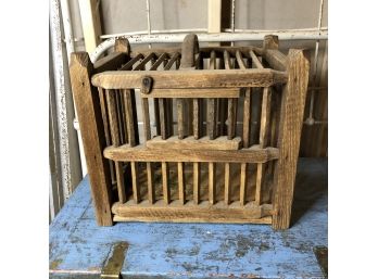Rustic Wooden Cage