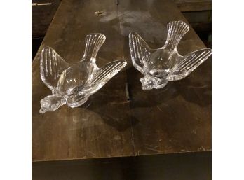 Glass Crystal Birds Made In France