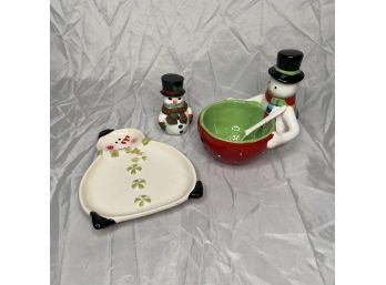 Snowman Themed Ceramics