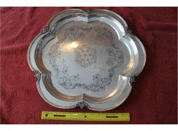 Silver Plated Tray Serving Tea Set Butlers Tray Large Platter