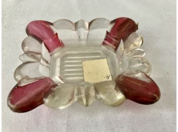 Red And White Small Dish