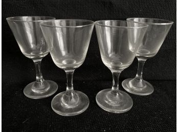 Set Of 4 Small Wine Glasses