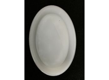 White Glass Soap Dish