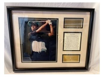 Tiger Woods Framed Commemorative Photgraph