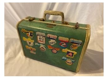 Vintage Train Luggage Case