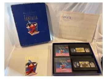 Disney's Fantasia Deluxe Commemorative DVD/CD Set. Includes  Original Concept Fantasia 1939 Lithograph