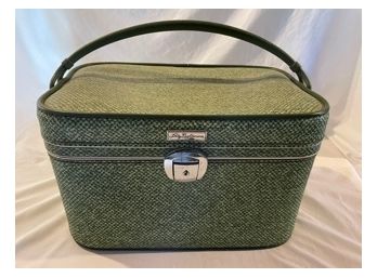 Vintage Green 'lady Baltimore' Luggage Case