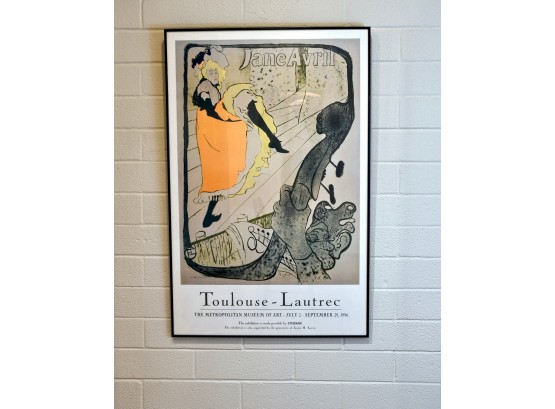 Vintage 1996 MOMA Toulouse-Lautrec Exhibition Poster
