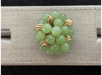 Stone Grape Cluster Ring In 14K Gold, Size 8