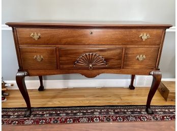 Well-made Vintage Cherry Queen Anne Style Server
